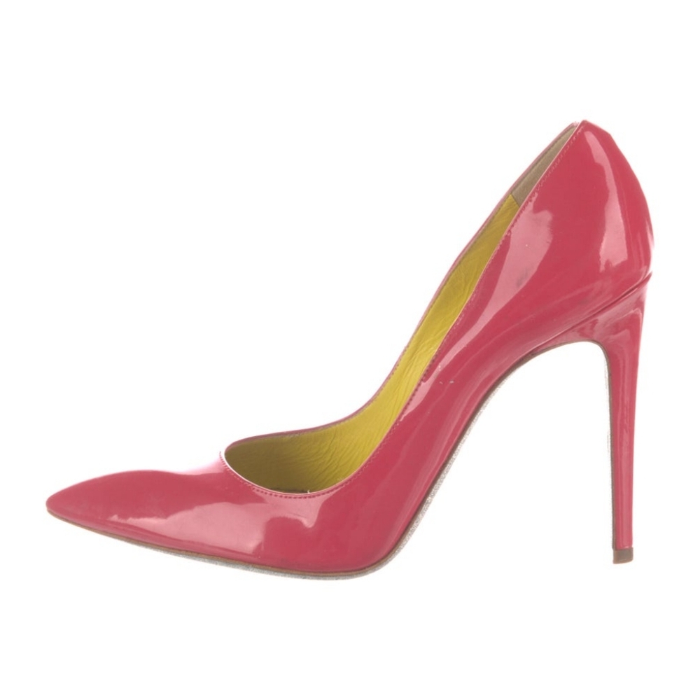 Rene Caovilla barbie pink pointy heels